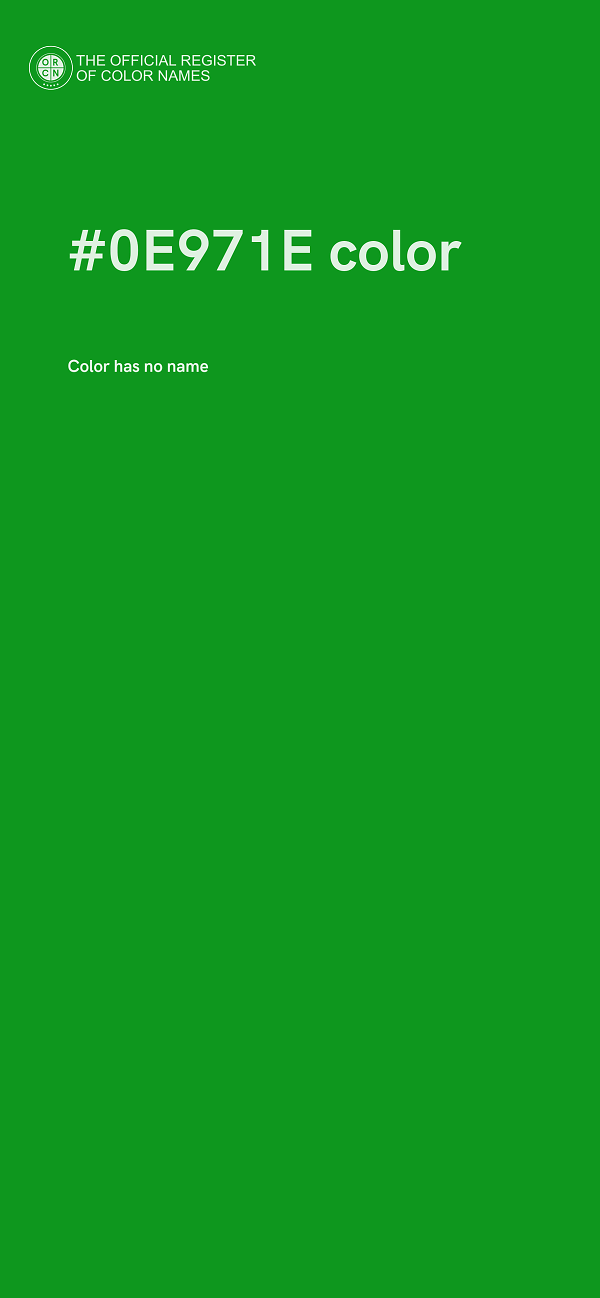 #0E971E color image