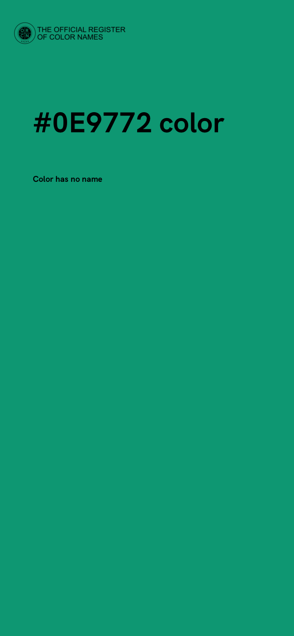 #0E9772 color image