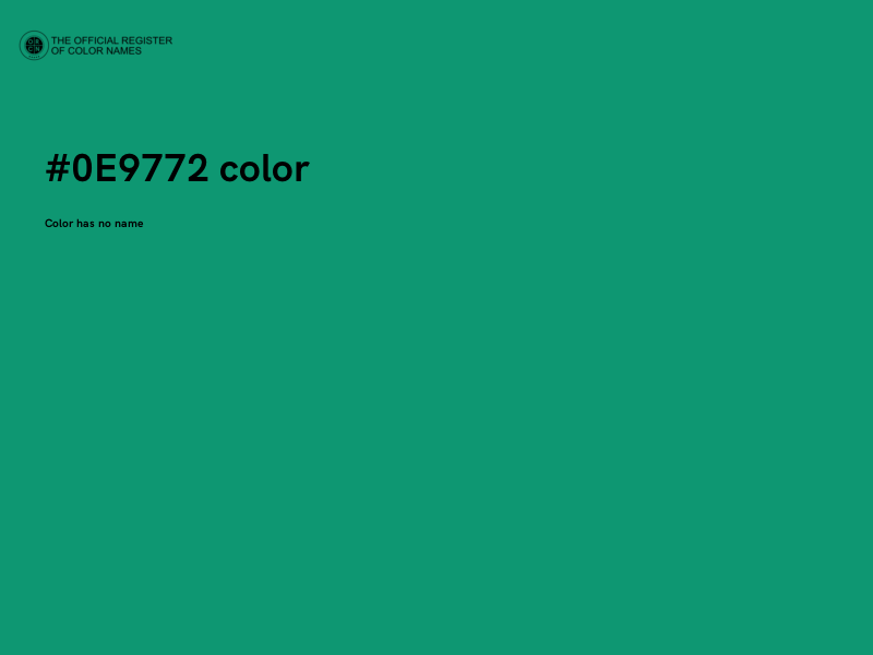 #0E9772 color image