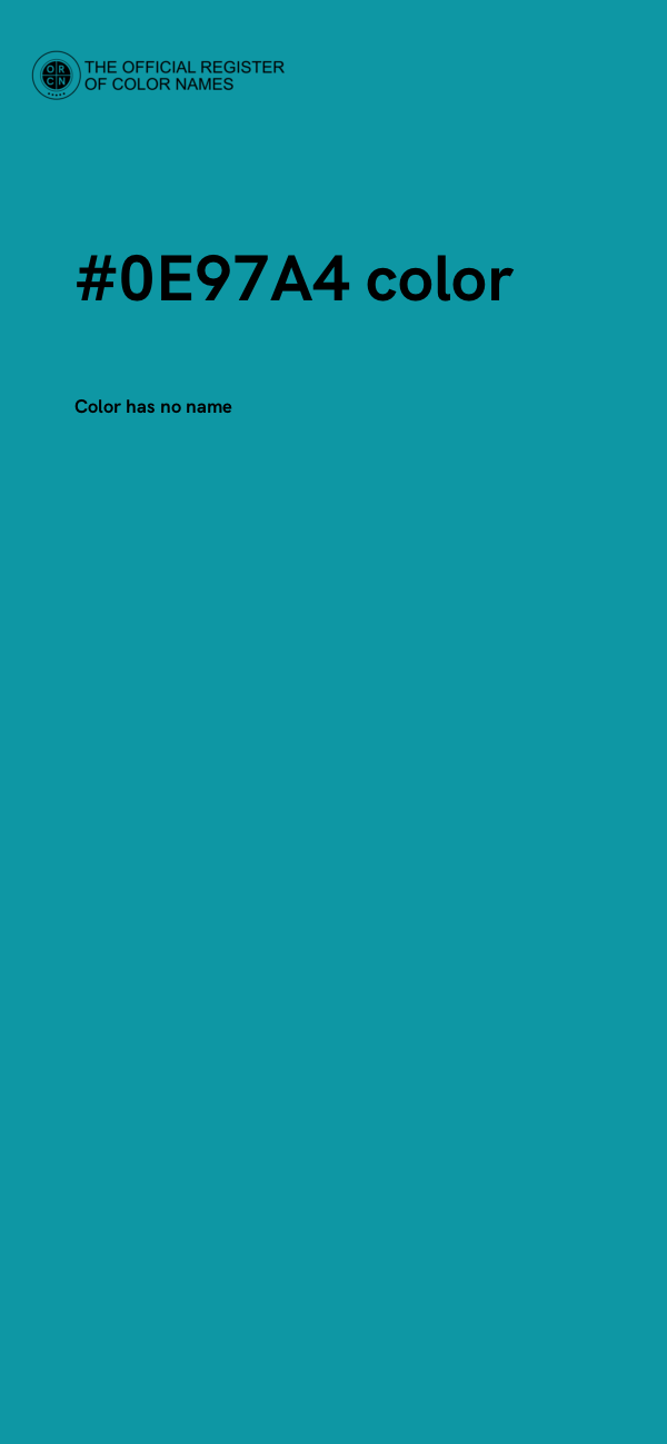 #0E97A4 color image