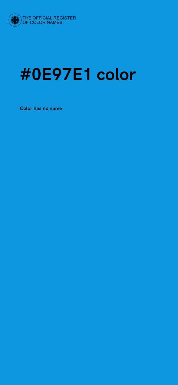 #0E97E1 color image
