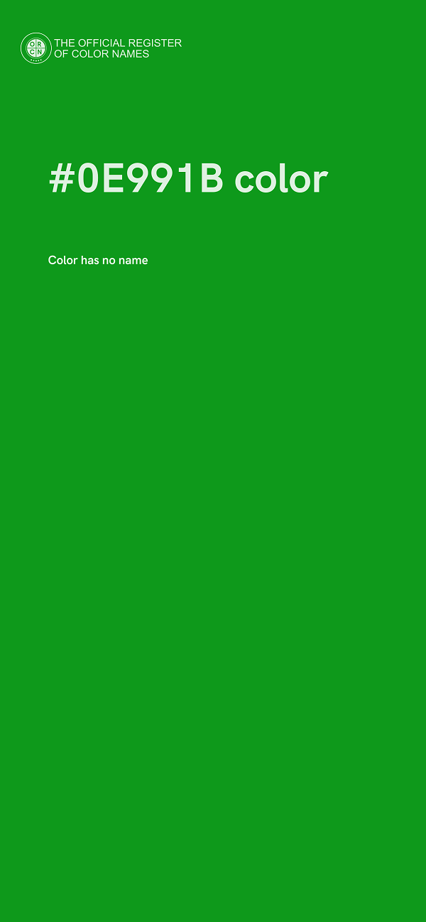 #0E991B color image
