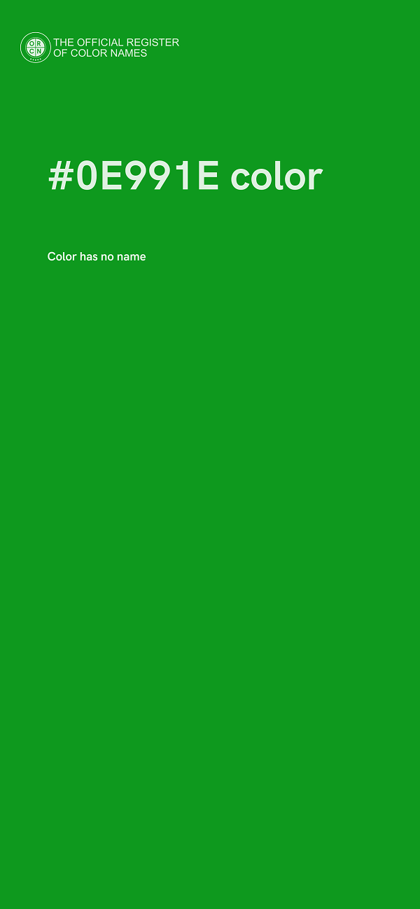 #0E991E color image