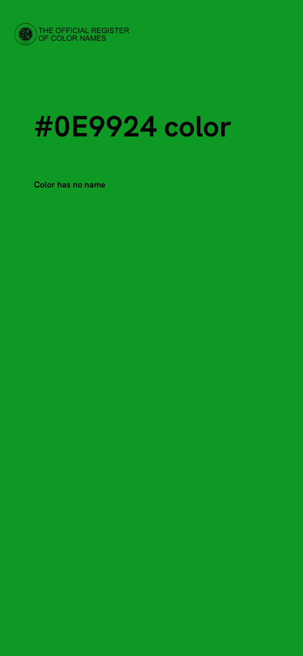 #0E9924 color image