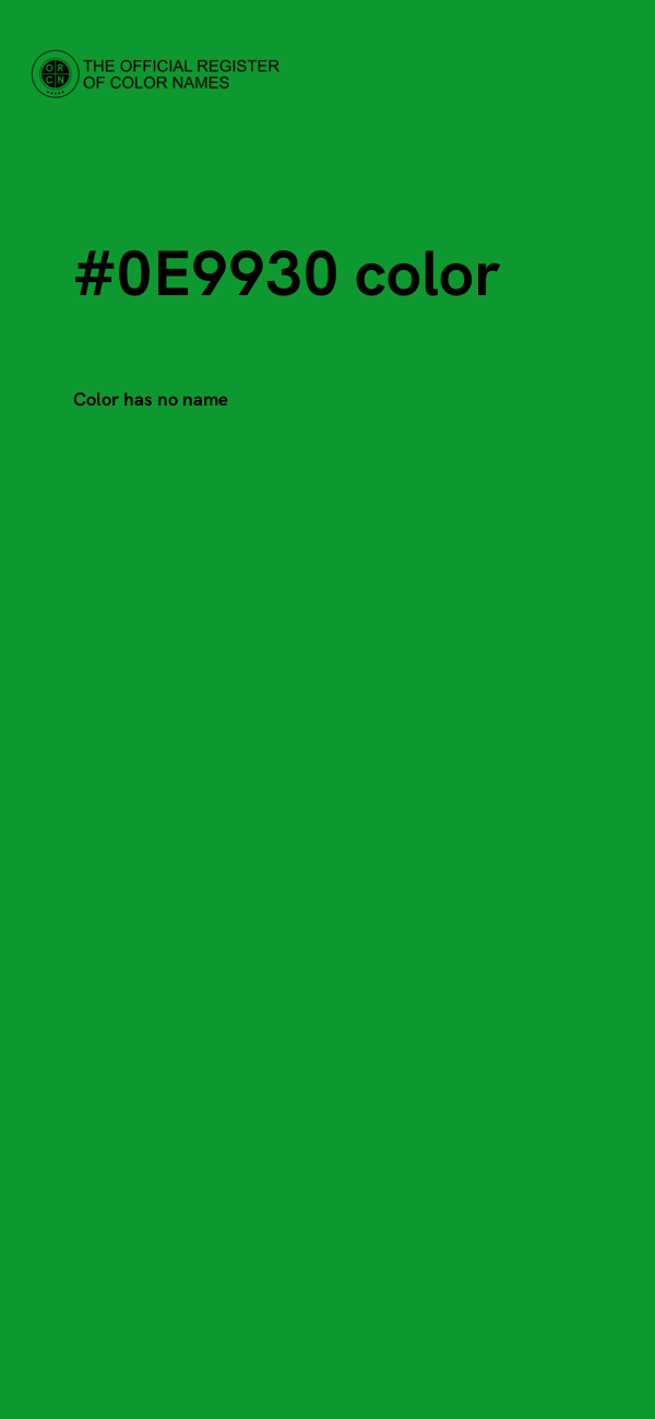 #0E9930 color image