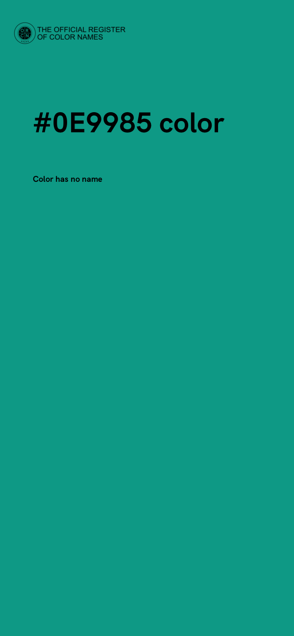 #0E9985 color image