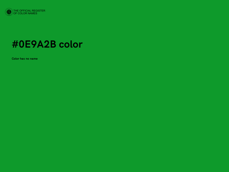 #0E9A2B color image