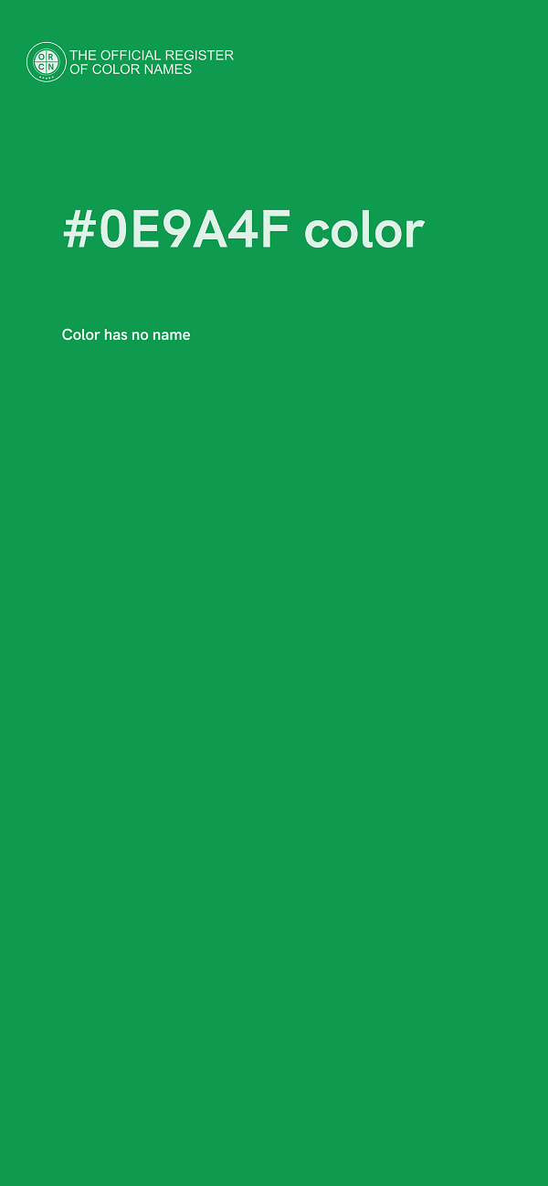 #0E9A4F color image
