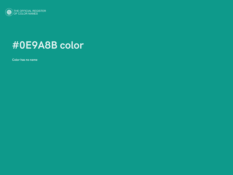 #0E9A8B color image