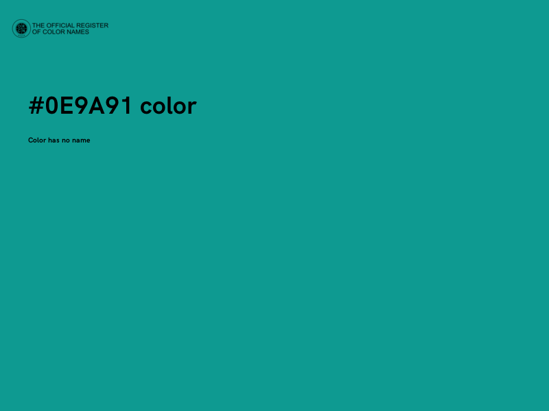 #0E9A91 color image
