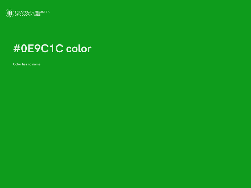 #0E9C1C color image