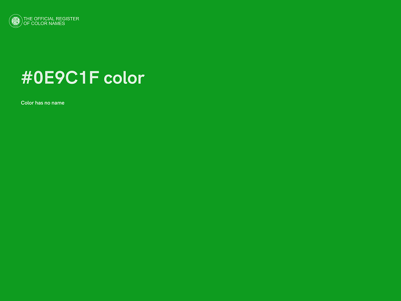 #0E9C1F color image