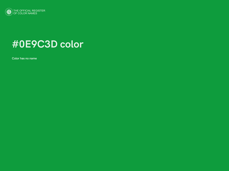 #0E9C3D color image