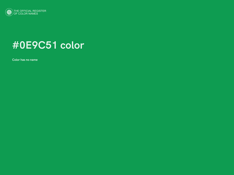 #0E9C51 color image