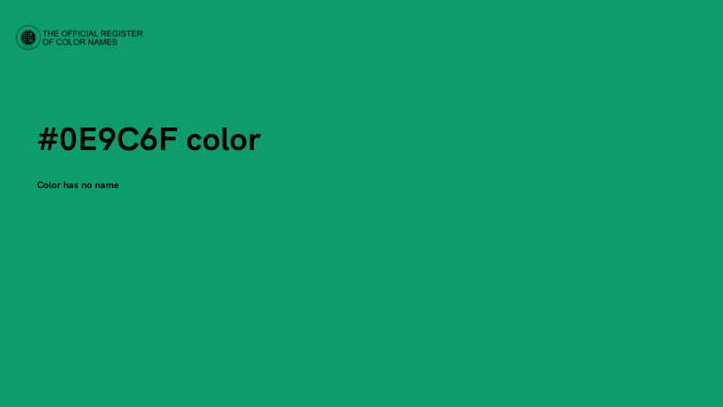 #0E9C6F color image