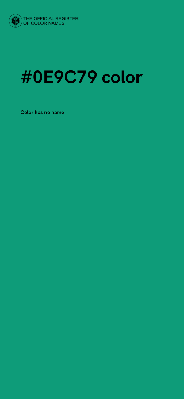 #0E9C79 color image