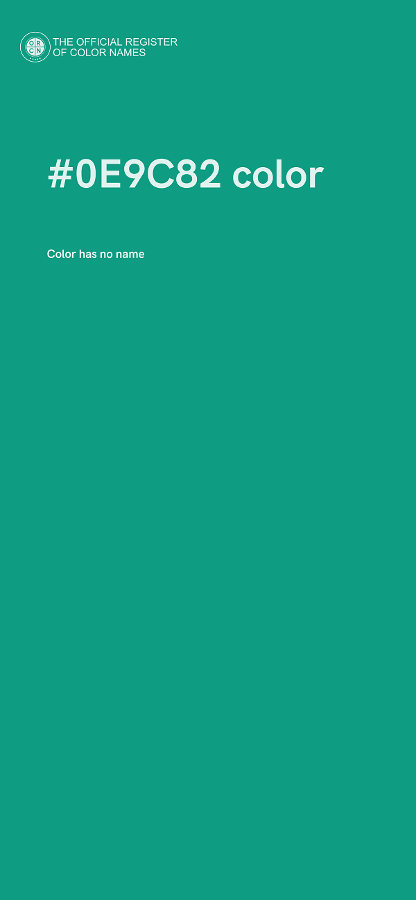 #0E9C82 color image