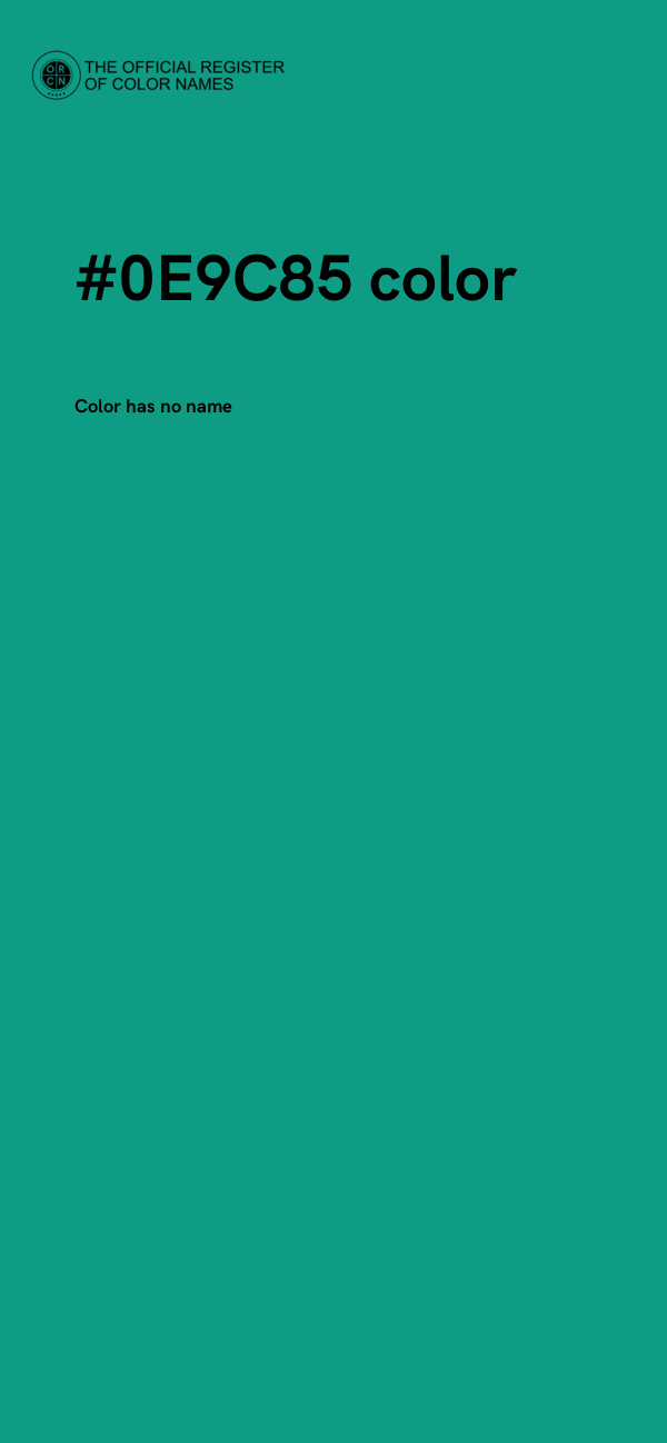 #0E9C85 color image