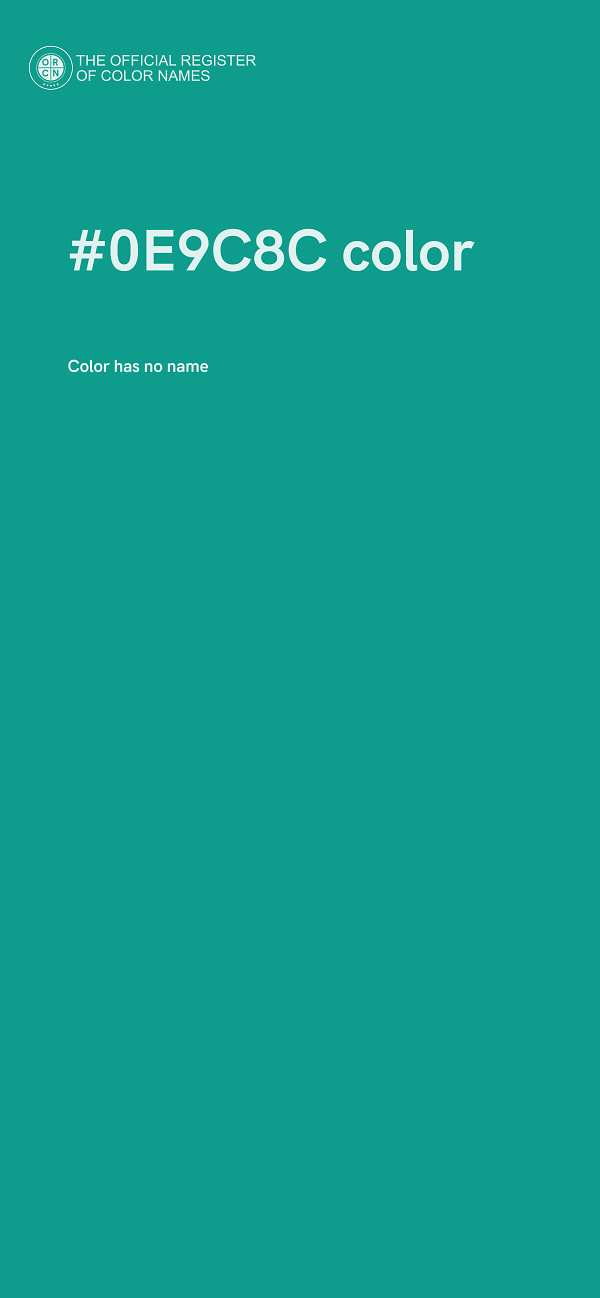 #0E9C8C color image