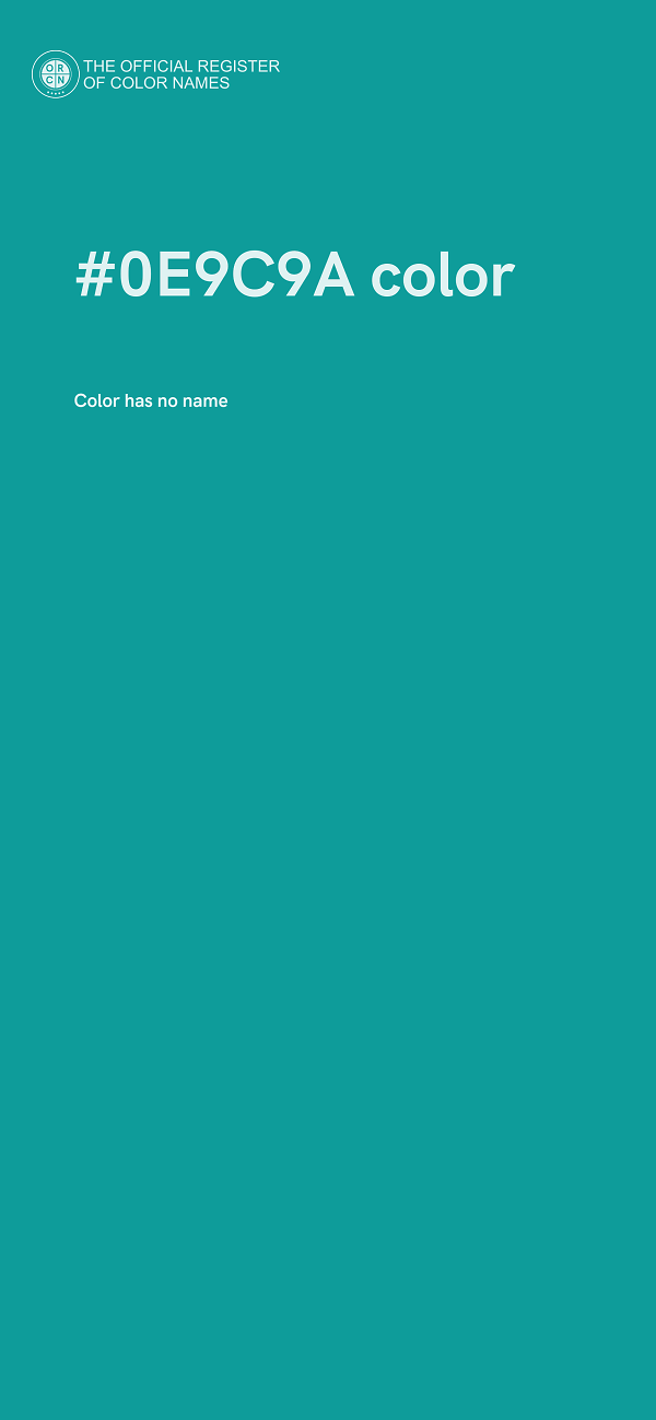 #0E9C9A color image