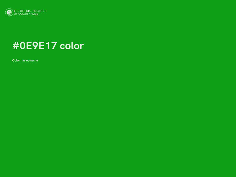 #0E9E17 color image