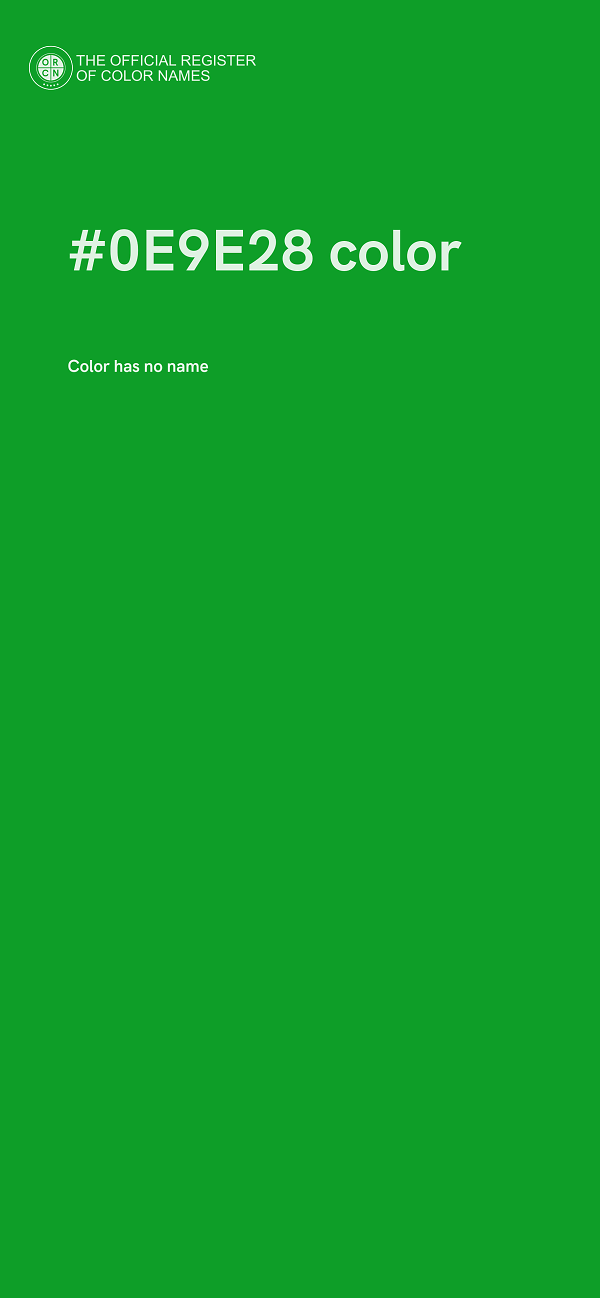 #0E9E28 color image