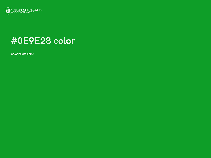 #0E9E28 color image