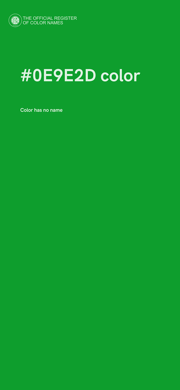 #0E9E2D color image