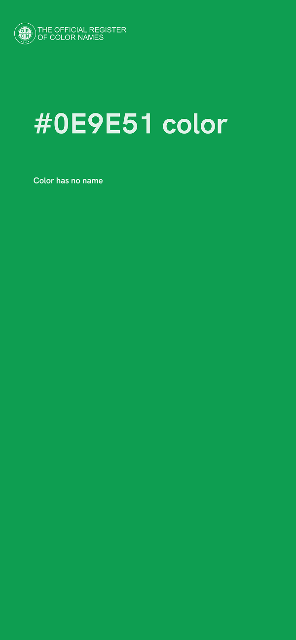 #0E9E51 color image