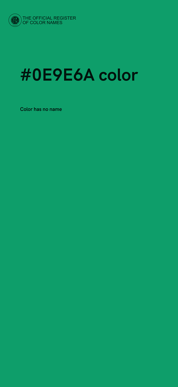 #0E9E6A color image