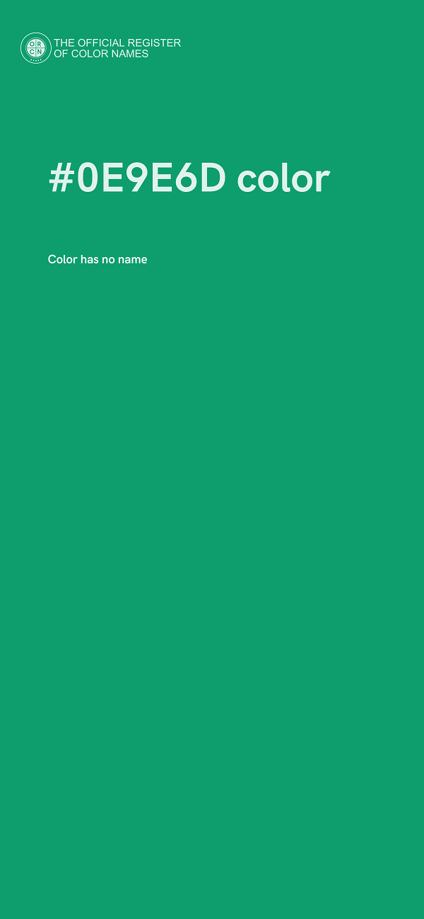 #0E9E6D color image