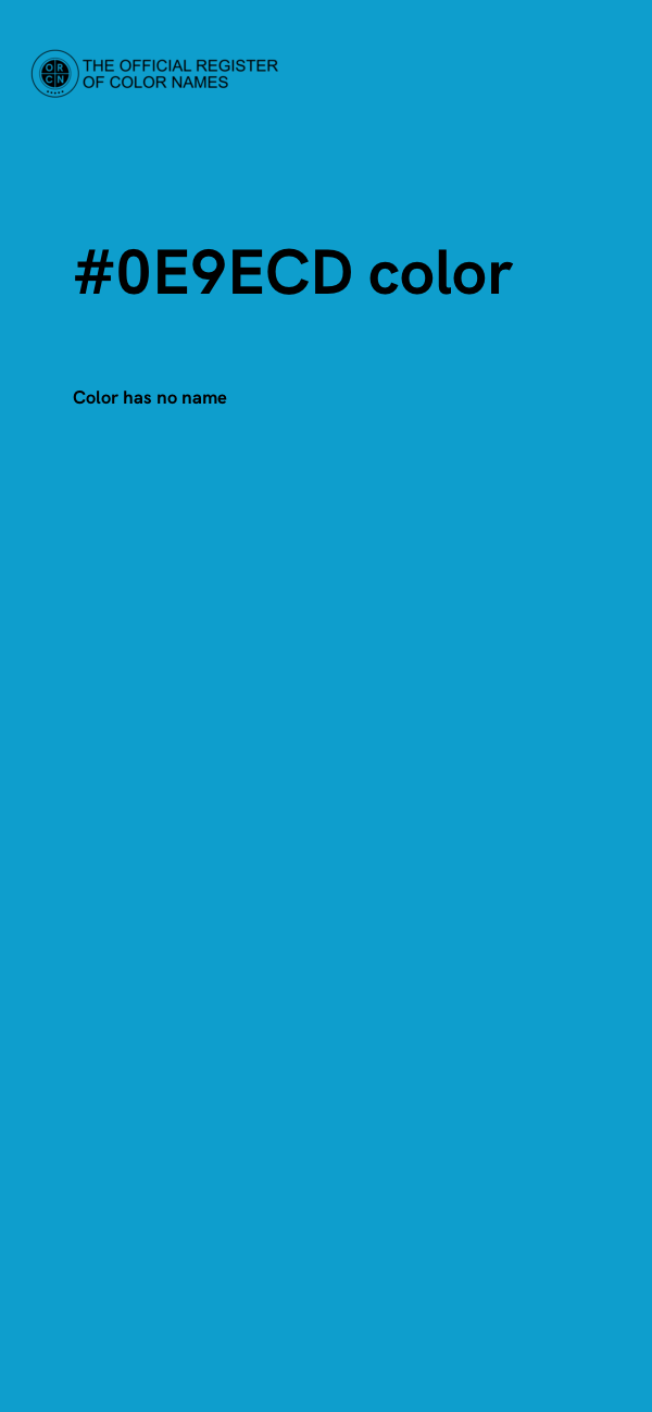 #0E9ECD color image