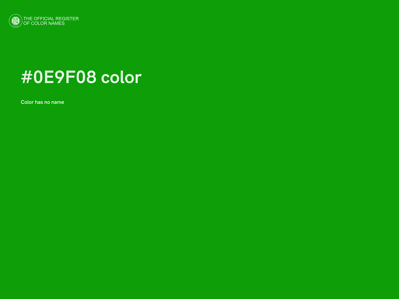 #0E9F08 color image
