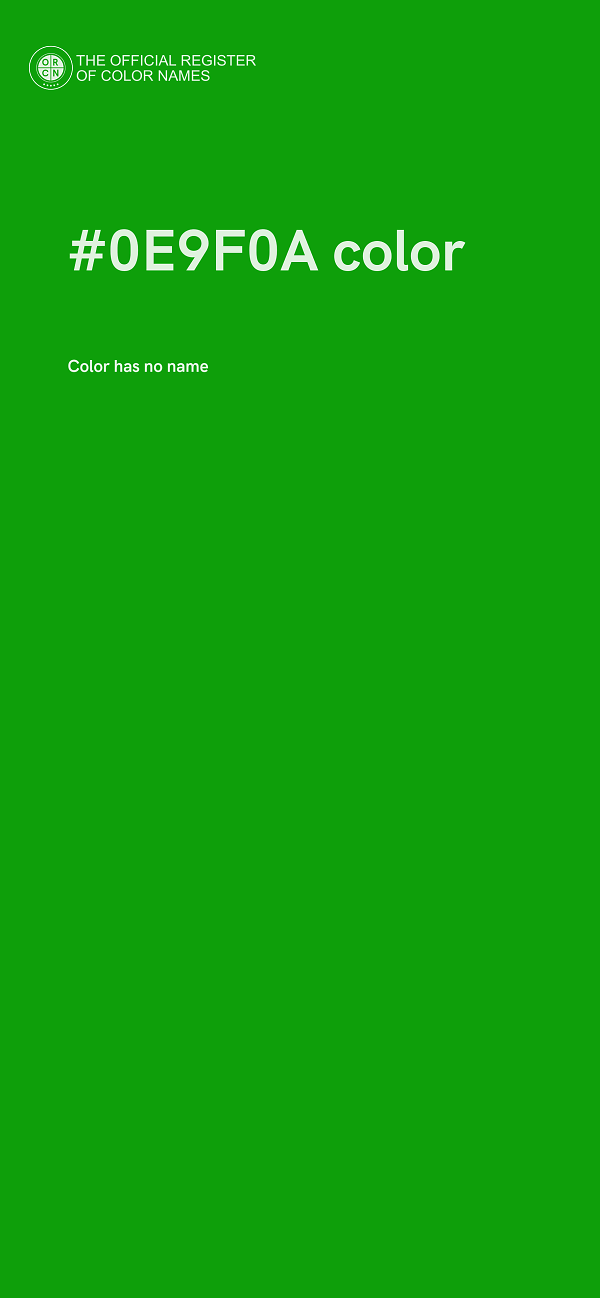 #0E9F0A color image