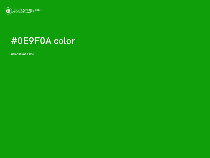 #0E9F0A color image
