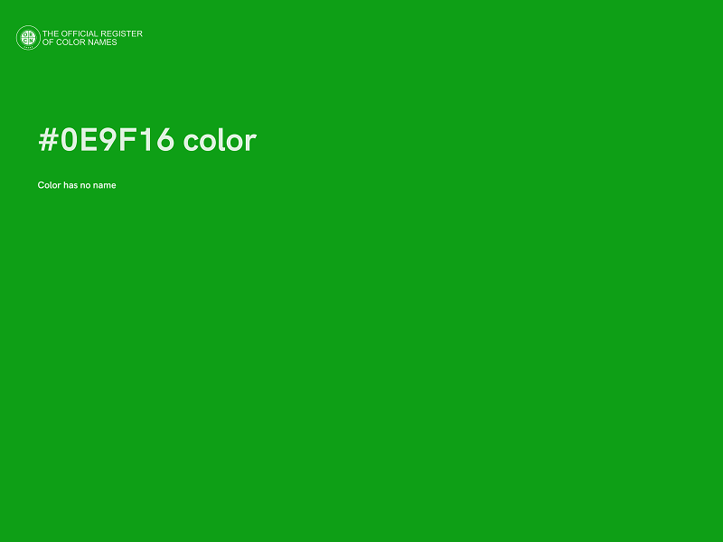 #0E9F16 color image