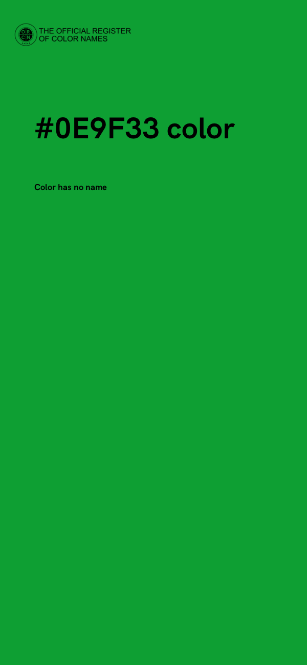 #0E9F33 color image