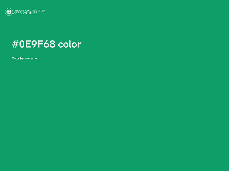 #0E9F68 color image