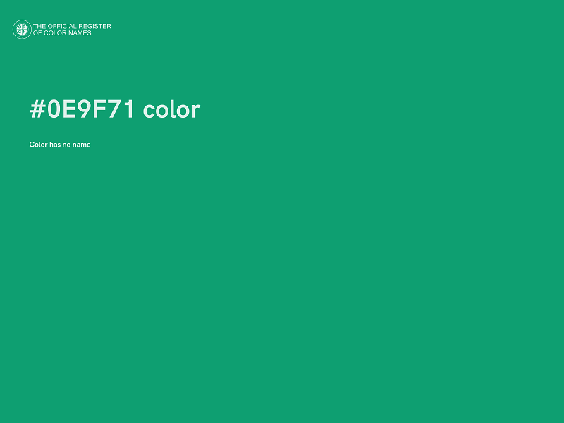 #0E9F71 color image
