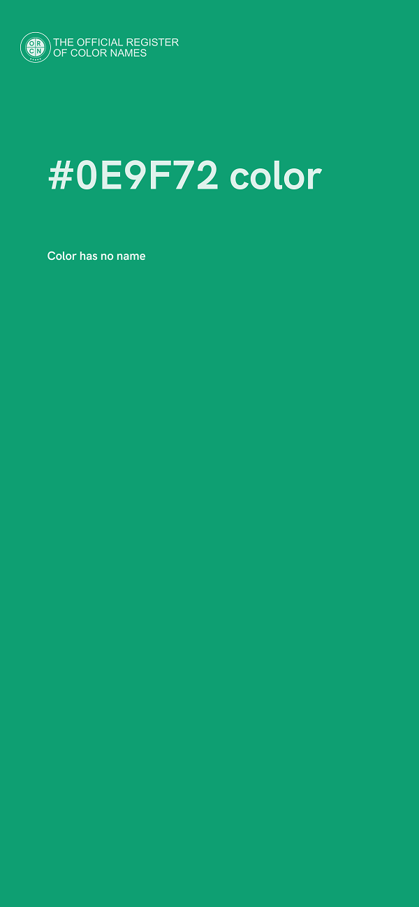 #0E9F72 color image