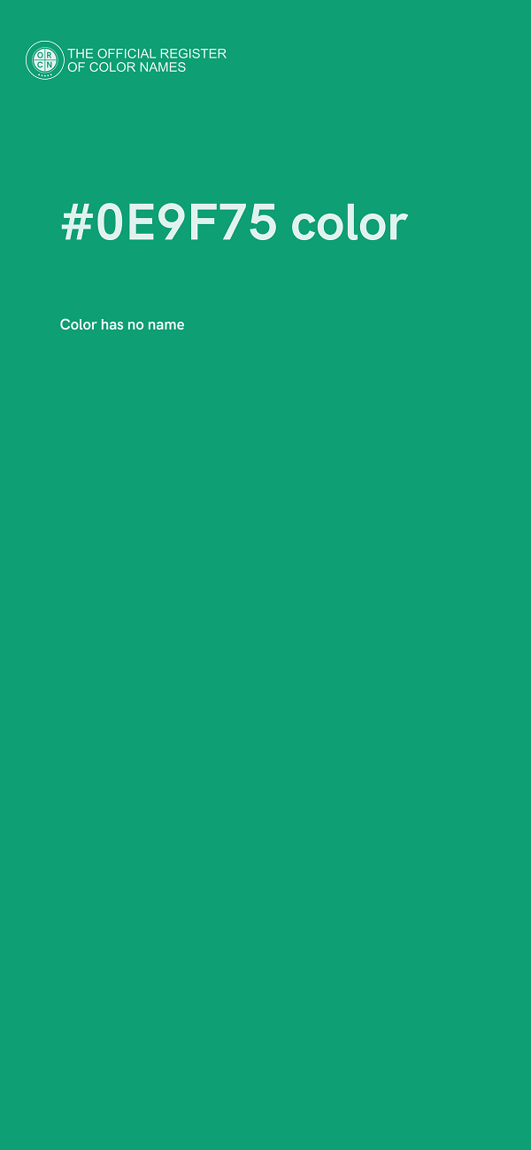#0E9F75 color image