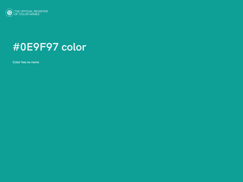 #0E9F97 color image