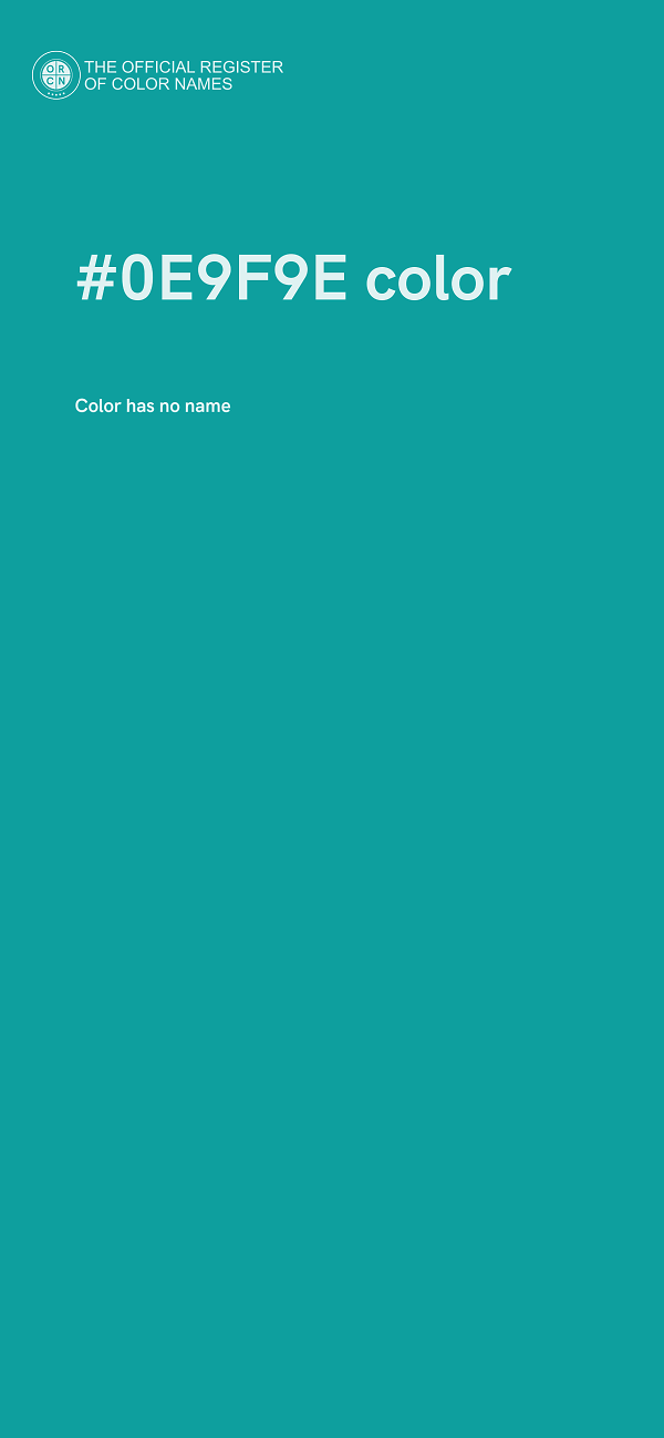 #0E9F9E color image