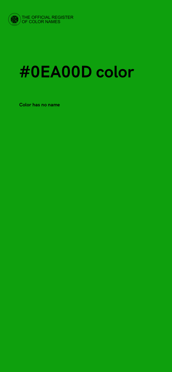 #0EA00D color image