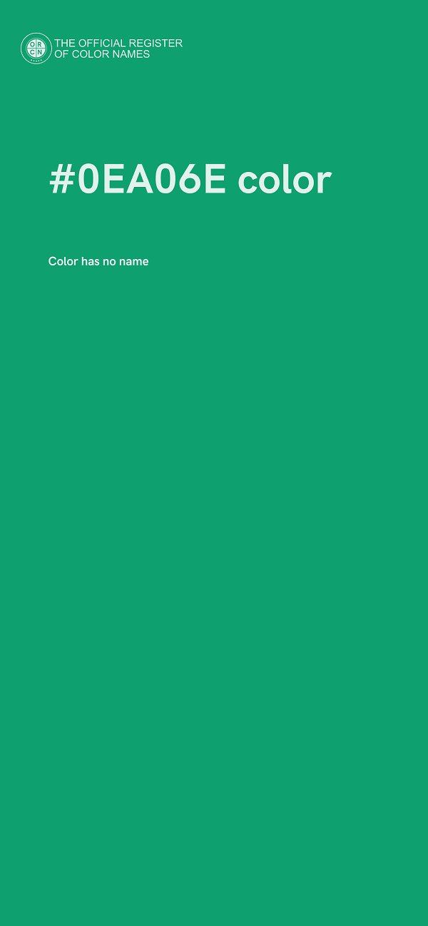 #0EA06E color image