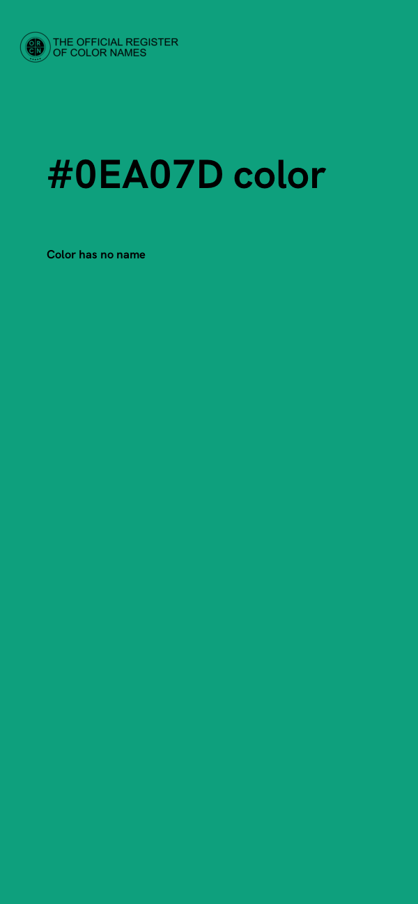#0EA07D color image