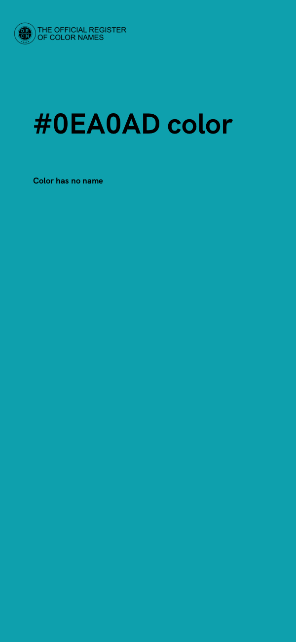 #0EA0AD color image