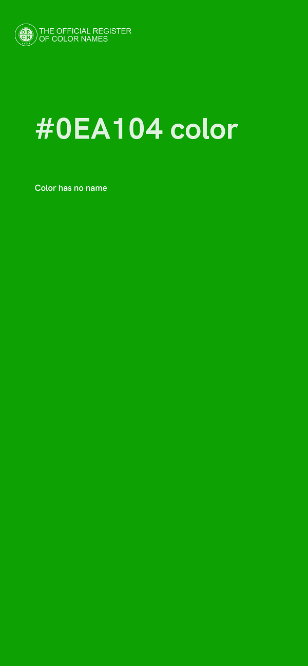 #0EA104 color image