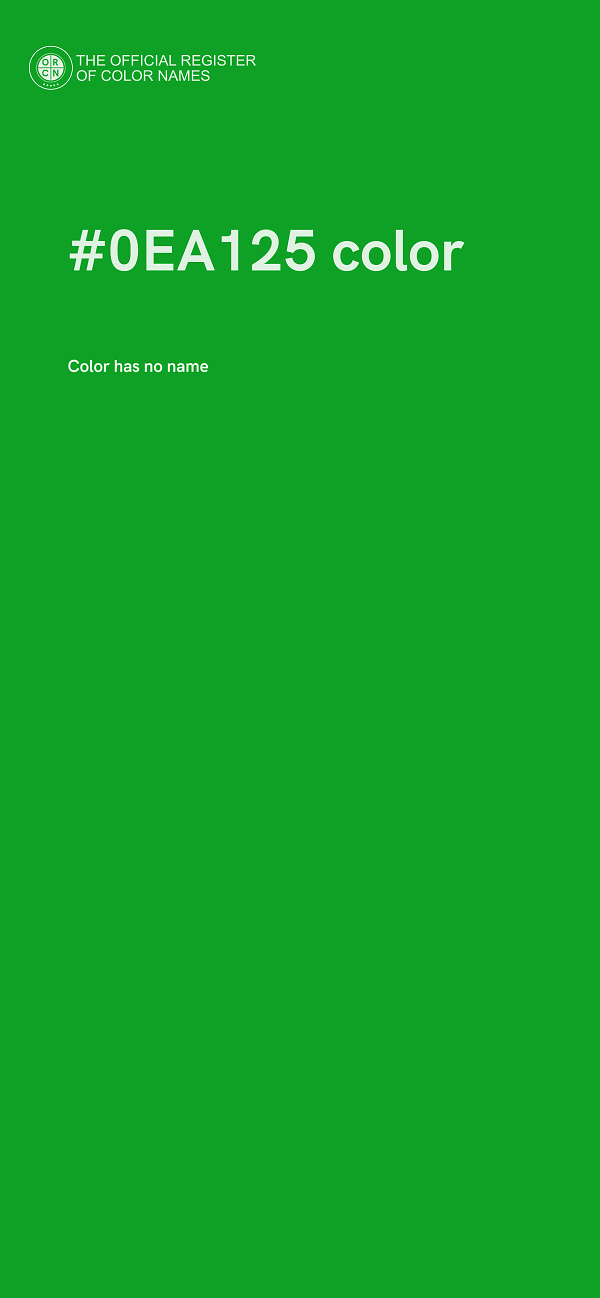 #0EA125 color image