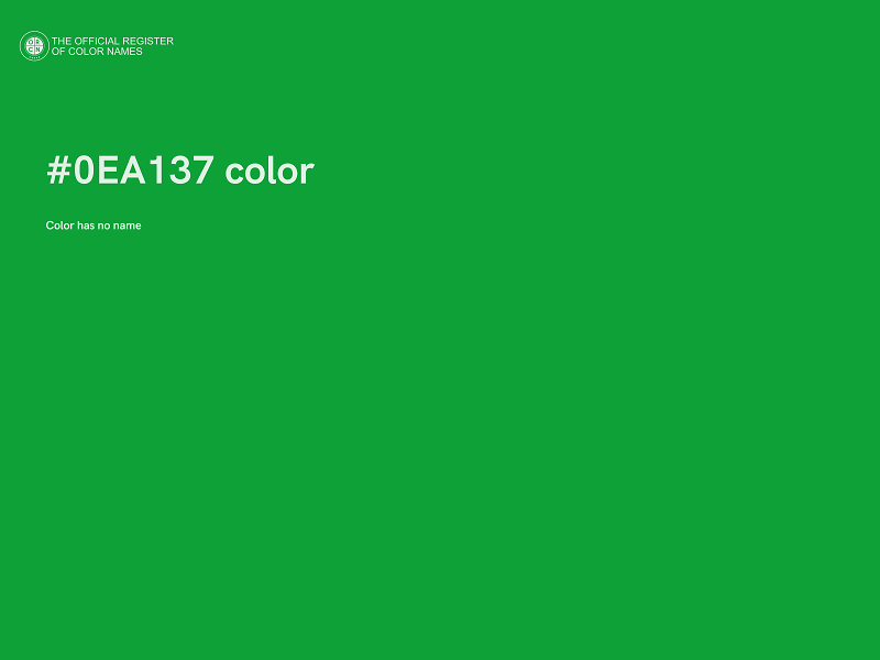 #0EA137 color image